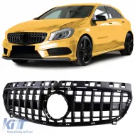 image-15-Sport Grille Black Gloss for Mercedes A-Class W176 2012-2015