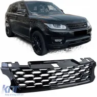 image-17-Radiator grille NEW LOOK Black Gloss fits for Range Rover Sport L494 2013-2017
