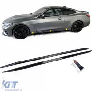 image-9-Side Skirt Extensions Gloss Black suitable for 4 Series BMW G22 G23 from 2020