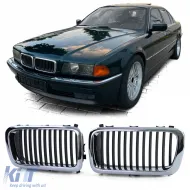 image-36-Sport grille front grill chrome for 7 Series BMW E38 1994-2001