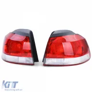 image-4-Tail lights outer parts pair left right for VW Golf 6 sedan 5K1 AJ5 08-12