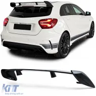 image-66-Rear spoiler roof spoiler glossy black for Mercedes A-Class W176 from 12
