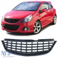 image-34-Sport grille without emblem black for Opel Corsa D pre-facelift 06-10