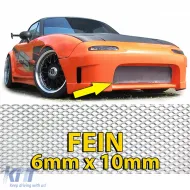 image-38-Aluminum mesh racing grille honeycomb grille race grille 135x30cm silver fine