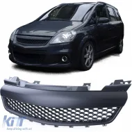 image-40-Honeycomb Grille OPC without Emblem Black for Opel Zafira B 05-08