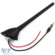 image-22-Car roof antenna 17cm with base and amplifier, flexible and suitable for car washes
