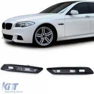 image-77-Clear glass LED side indicators black smoke suitable for BMW 5 Series F10 F11 10-13