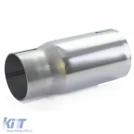 image-28-Stainless steel exhaust pipe reducer connection adapter 63.5mm to 55mm