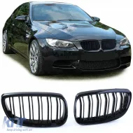 image-7-Double slat kidney grille Performance gloss black for 3 Series BMW E92 E93 2006-2010