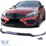 image-73-Front spoiler lip performance gloss for Mercedes C-Class W205 S205 2014-2018