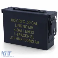 image-1-Munitionskiste Ammo Box Metallkiste Transport Metallbox 275x97x185mm schwarz