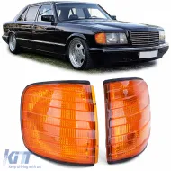 image-14-Indicator Orange Pair Left Right for Mercedes S-Class W126 79-91