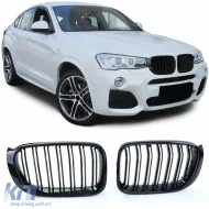 image-39-Sport double-slat performance glossy kidney grille suitable for BMW X3 F25 X4 F26