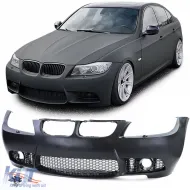 image-12-Front bumper sport with ABE fits 3 Series BMW E90 Sedan E91 Touring 05-08