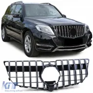 image-44-Sport Grille Gloss Black Chrome for Mercedes GLK X204 Facelift 2012-2015