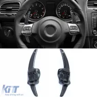 image-61-Real carbon shift paddles replacement set for VW Golf 6 08-12