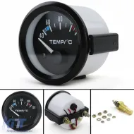 image-59-Water Temperature Auxiliary Gauge 52mm Youngtimer Classic Black
