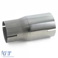 image-36-Stainless steel exhaust pipe reducer connection adapter 75mm to 63mm