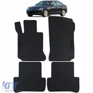 image-76-Car Rubber Floor Mats Black Premium Set for Mercedes C-Class W204 S204 07-11
