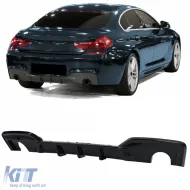 image-36-Rear diffuser Performance gloss black fits for 6 Series BMW F12 F13 F06 640d 640i