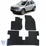 image-37-Car Rubber Floor Mats Black Premium Set for Dacia Duster I 10-18