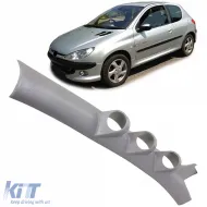 image-1-3ER A pillar mount for 52mm auxiliary gauge for Peugeot 206 98-09