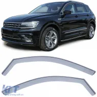 image-22-Wind deflector rain guard wind protection black smoke for VW Tiguan 2 AD1 from 16