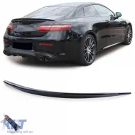image-12-Sport rear spoiler lip gloss black for Mercedes E-Class C238 Coupe from 16