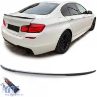 image-42-Sport rear spoiler lip gloss black with ABE suitable for BMW 5 Series F10 F18 10-16