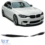 image-51-Headlight Covers Evil Eye Black Gloss suitable for 3 Series BMW F30 F31 11-19