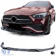 image-46-Sport front spoiler lip gloss black for Mercedes C-Class W206 S206 from 21