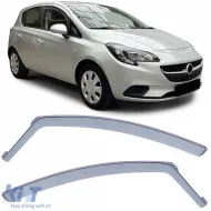 image-22-Wind deflector rain guard black smoke for Opel Corsa D 06-14 E 14-19 5-door
