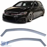 image-64-Wind deflector rain guard wind protection black smoke for VW Golf 7 12-19 5-door