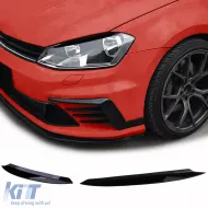 image-40-Headlight Eyebrows Evil Look Black Gloss suitable for VW Golf 7 12-21