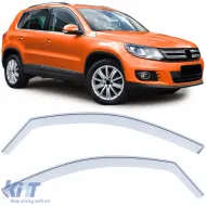 image-1-Wind deflector rain deflector wind protection clear for VW Tiguan 5N 07-15
