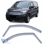 image-6-Wind deflector rain deflector wind protection black smoke for Fiat Doblo from 23