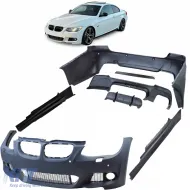 image-54-Sport body kit bumper side skirts fits for 3 Series BMW E92 E93 10-13 Facelift LCI