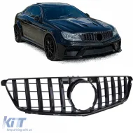image-53-Sport grille black gloss for Mercedes C-Class W204 S204 C204
