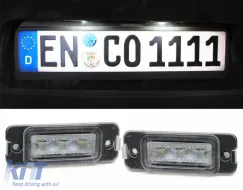 image-50-LED license plate light white 6000K for Mercedes ML W164 08-11 GL X164 R W251