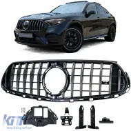 image-54-Sport grille black chrome for Mercedes GLC X254 also Coupe C254 from 2022