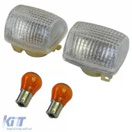 image-5-Motorcycle Indicator Lens Indicator Set White for Honda CBR / VFR / NTV / CB / XBR