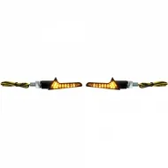 image-10-Universal motorcycle LED indicators Strike pair clear glass smoke with E-mark