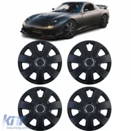 image-31-Tenzo-R IX wheel covers 15 inch black matt set of 4 hubcaps for steel rims