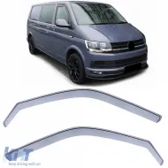 image-78-Wind deflector rain guard wind protection clear for VW T5 Bus Transporter 03-15