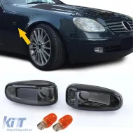 image-20-Clear glass side indicators black smoke Mercedes W210 SLK R170 Sprinter Vito