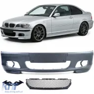 image-72-Sport front bumper with ABE for 3 Series BMW E46 Sedan Touring LCI 2001-2005