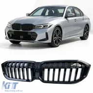 image-59-Sport front grille black gloss suitable for 3 Series BMW G20 G21 LCI from 2022