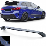 image-12-Performance roof rear spoiler black gloss suitable for 1 Series BMW F40 from 2019