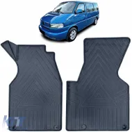image-50-Premium rubber floor mats black for VW T4 Bus Transporter Caravelle 1990-2003