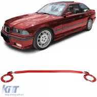 image-34-Aluminum strut bar red front suitable for BMW E36 6 cyl 320i 323i 325i 328i 92-99